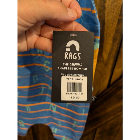 New with tags RAGS Tank Romper with Hood Size 18-24 months - Picture 5 of 7